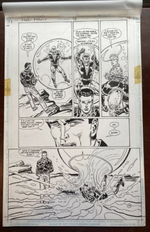 Green Arrow 96 pg 12 by P: Michael Netzer I: Jim Aparo